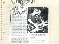 ANGRY SAMOANS Metal Mike Scrapbook 1982 – P.J. Galligan on Lead Guitar Page 04
